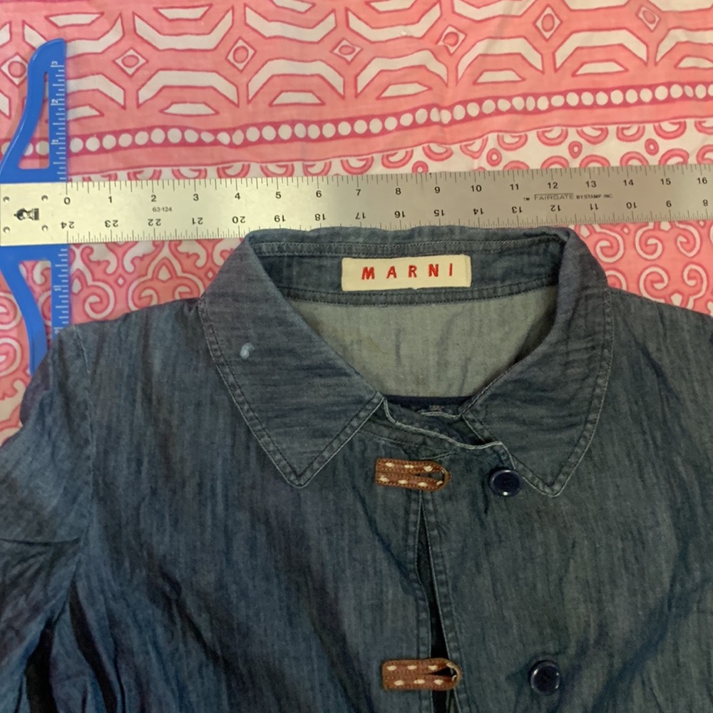 Marni denim dress coat - Picture 7 of 8
